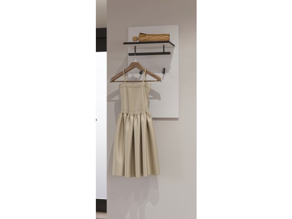 Nábytek do předsíně CROSS Bílá/černá