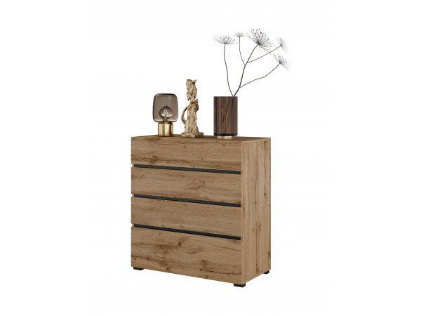 Ložnice CROSS S 2 dub Wotan/černá