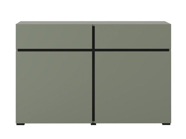 Komoda CROSS (typ 45) Pine green/černá