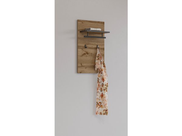 Nábytek do předsíně CROSS dub Wotan/černá