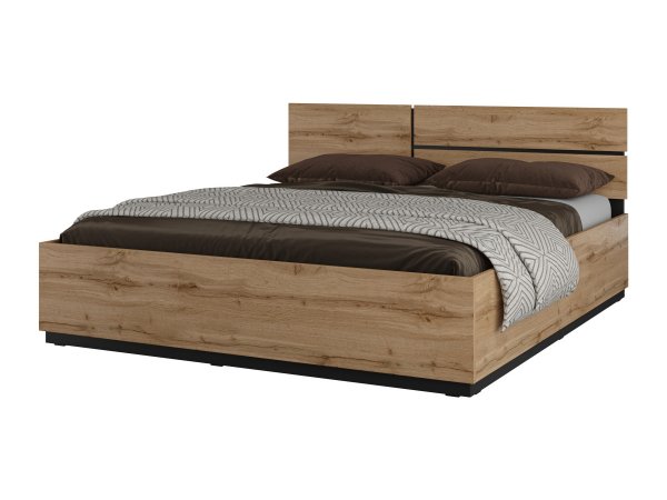 Ložnice CROSS S dub Wotan/černá