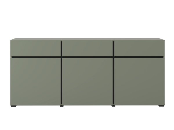 Nábytek do obývacího pokoje CROSS Pine green/černá