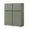 Komoda CROSS (typ 76) Pine green/černá