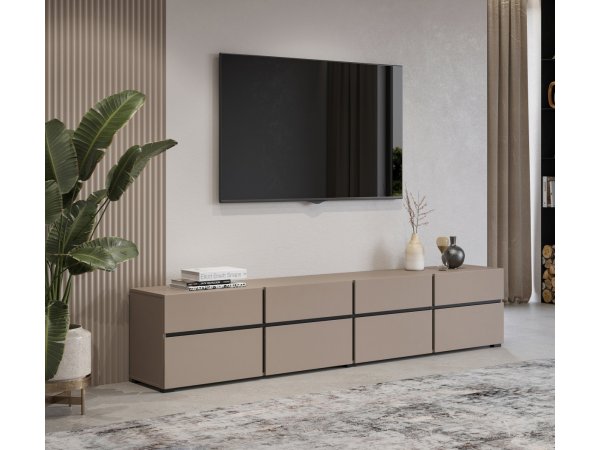 Nábytek do obývacího pokoje CROSS 3 Congo/černá