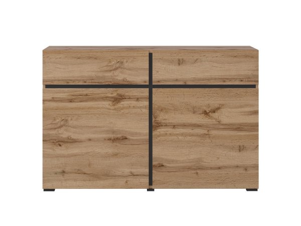 Nábytek do obývacího pokoje CROSS 2 dub Wotan/černá