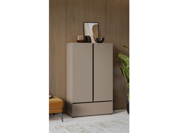 Ložnice CROSS S 3 Congo-černá