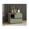 Noční stolek CROSS S (typ 22) Pine green/černá