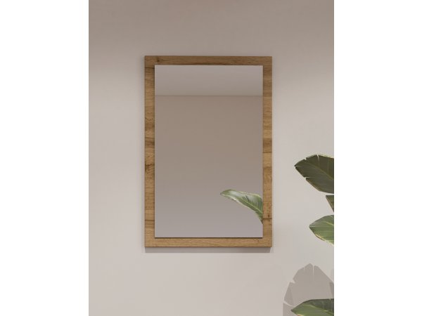 Zrcadlo CROSS (typ 04) dub Wotan/černá