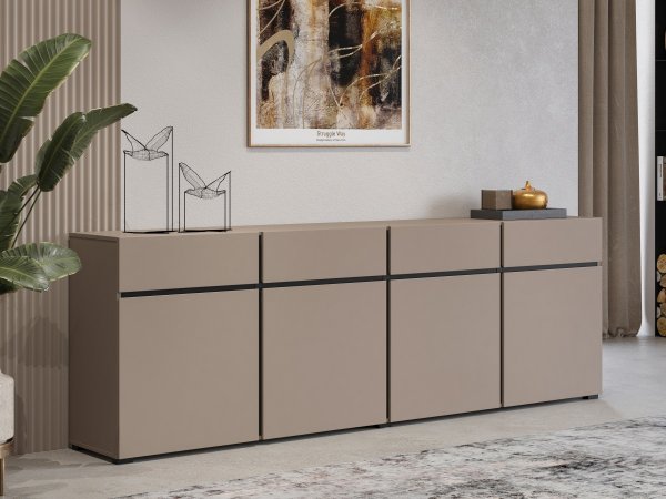 Komoda CROSS (typ 25) Congo/černá