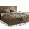 Postel boxspring s úložným prostorem CRISTALLO