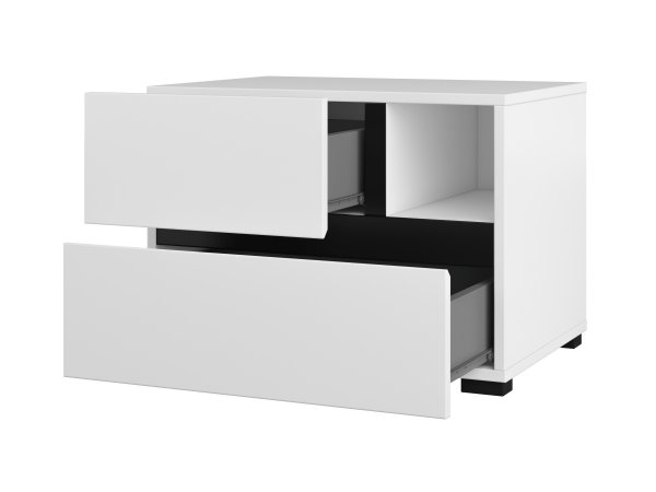 Ložnice CROSS S 3 Bílá-černá