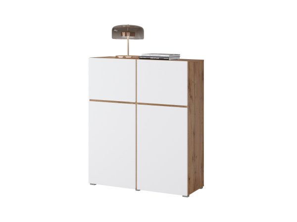 Nábytek do obývacího pokoje CROSS 3 dub Wotan/bílá