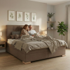 Postel boxspring s úložným prostorem CRISTALLO
