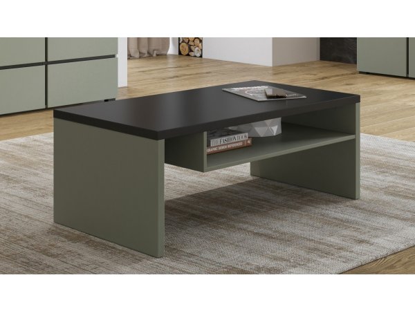 Konferenční stolek CROSS (typ 99) Pine green/černá