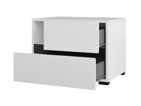 Ložnice CROSS S 3 Bílá-černá