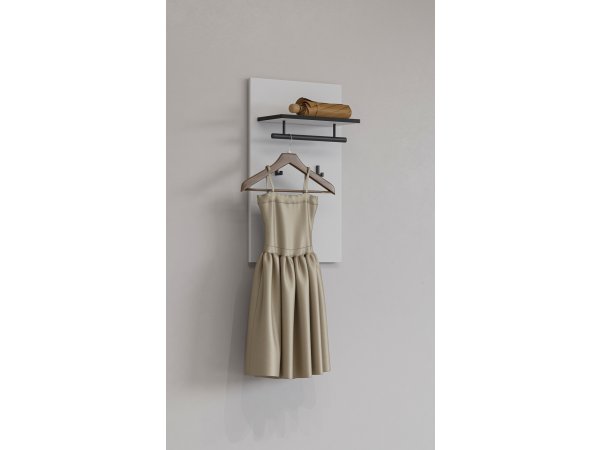 Nábytek do předsíně CROSS Bílá/černá