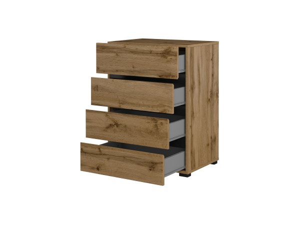 Nábytek do předsíně CROSS dub Wotan/černá