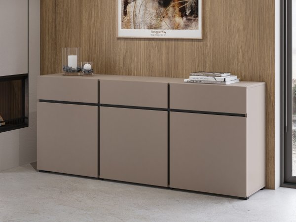 Nábytek do obývacího pokoje CROSS Congo/černá