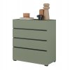 Komoda CROSS S (typ 28) Pine green/černá