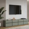 Nábytek do obývacího pokoje CROSS 3 Pine green/černá