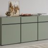 Komoda CROSS (typ 43) Pine green/černá