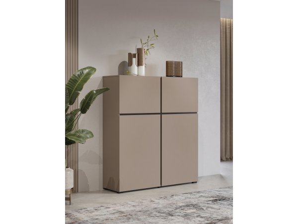 Nábytek do obývacího pokoje CROSS Congo/černá