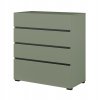 Komoda CROSS S (typ 28) Pine green/černá