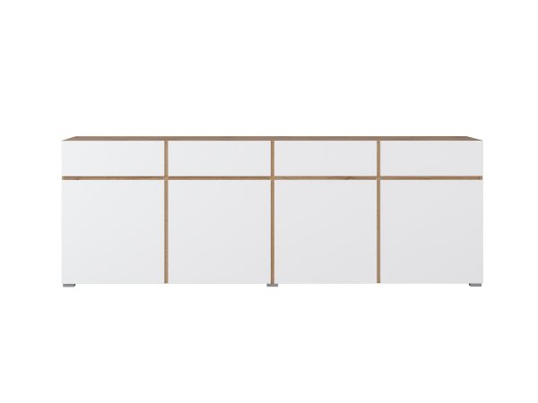 Nábytek do obývacího pokoje CROSS 3 dub Wotan/bílá