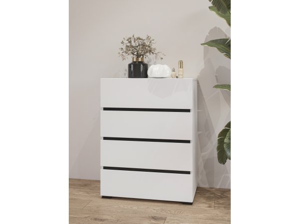 Nábytek do předsíně CROSS Bílá/černá