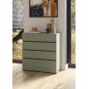 Komoda CROSS S (typ 28) Pine green/černá