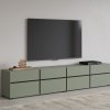Nábytek do obývacího pokoje CROSS 3 Pine green/černá