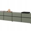 Nábytek do obývacího pokoje CROSS 3 Pine green/černá