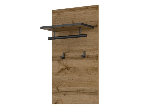 Nábytek do předsíně CROSS dub Wotan/černá