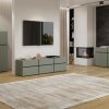 Televizní komoda CROSS (typ 41) Pine green/černá