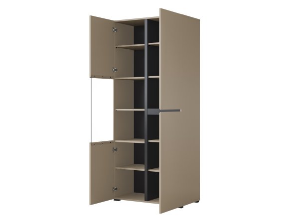 Nábytek do obývacího pokoje CROSS 3 Congo/černá