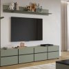 Nábytek do obývacího pokoje CROSS 2 Pine green/černá