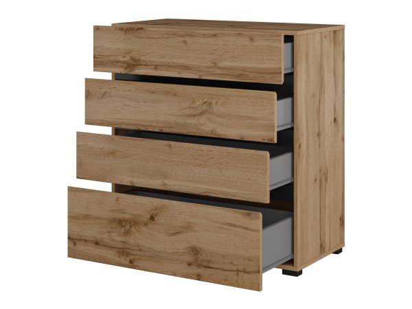 Ložnice CROSS S 2 dub Wotan/černá