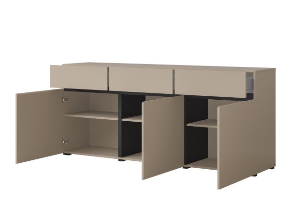 Nábytek do obývacího pokoje CROSS Congo/černá