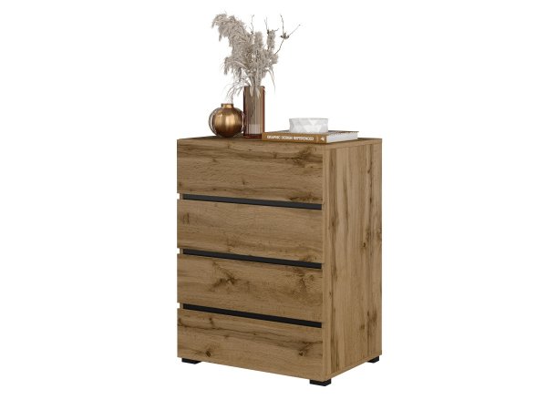 Nábytek do předsíně CROSS dub Wotan/černá