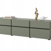 Televizní komoda CROSS (typ 41) Pine green/černá