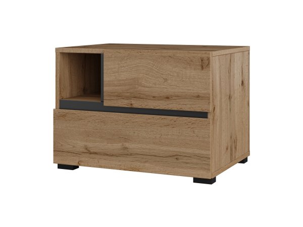 Ložnice CROSS S 2 dub Wotan/černá