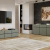 Nábytek do obývacího pokoje CROSS Pine green/černá