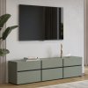 Televizní komoda CROSS (typ 41) Pine green/černá