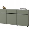Komoda CROSS (typ 43) Pine green/černá