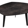 Konferenční stolek MANTA v. 43 cm dekor tmavá ocel