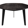 Konferenční stolek MANTA v. 43 cm dekor tmavá ocel