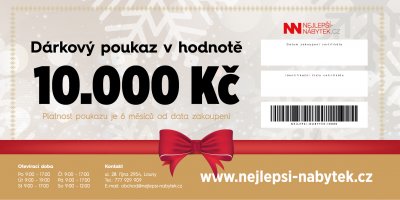 Nejlepší nábytek Dárkový poukaz 10.000 Kč