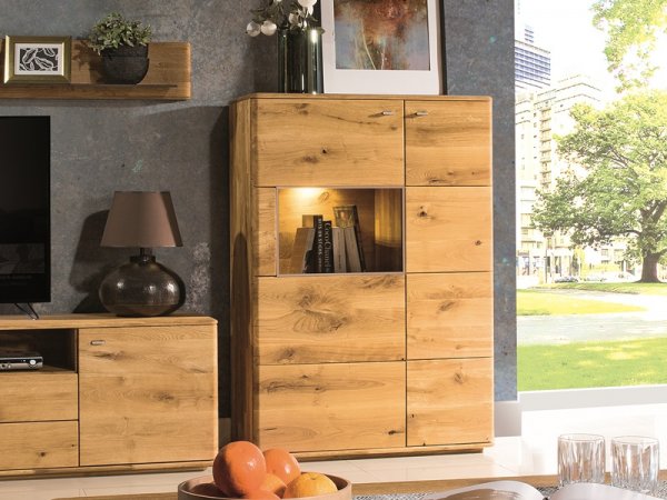 Dubová komoda z masivu DALLAS dub olejovaný (typ 45)