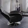 DERBY STYLE relaxační kožené polohovací křeslo