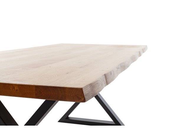 Jídelní stůl DEBA, podnož černá matná kříž